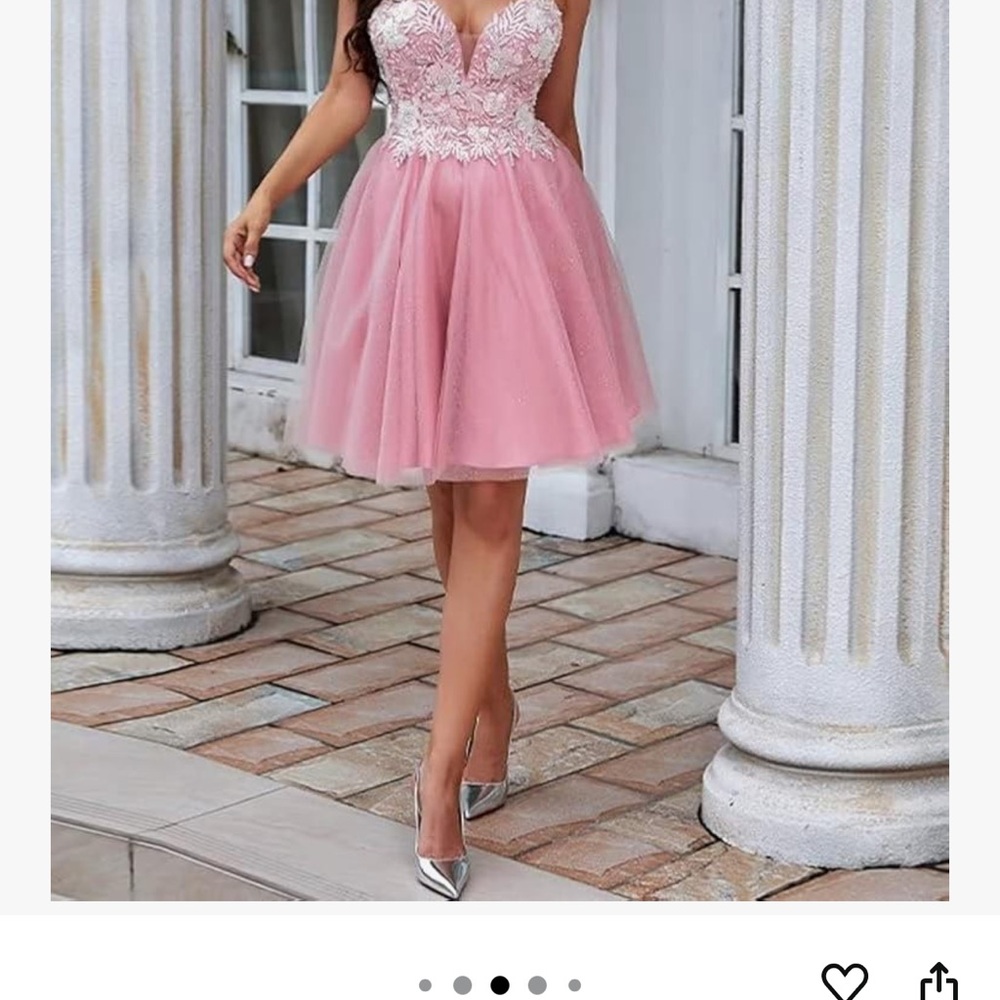 Glamorous Silver Sequin Prom Dress - Picture 6 of 7